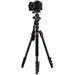 Rollei Stativ Compact Traveler No.2 / 23150/ Zátěž 5kg/ Vytažený 180 cm/ Hliník/ Černý