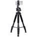 Rollei Stativ Compact Traveler Star S4 / Zátěž 5kg/ Vytažený 160cm/ Černý 23148