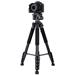 Rollei Stativ Compact Traveler Star S4 / Zátěž 5kg/ Vytažený 160cm/ Černý 23148