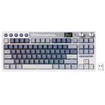 ROYAL KLUDGE RK M87 Ocean Blue Gaming Keyboard Cream switch RK-M87-OCBLU-CRMSW-US