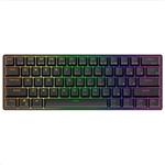 ROYAL KLUDGE RK61 Black Gaming Keyboard Red switch RK-61-BLK-REDSW-US
