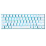 ROYAL KLUDGE RK61 White Gaming Keyboard Brown switch RK-61-WH-BRNSW-US