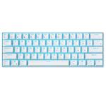 ROYAL KLUDGE RK61 White Gaming Keyboard Red switch RK-61-WH-REDSW-US