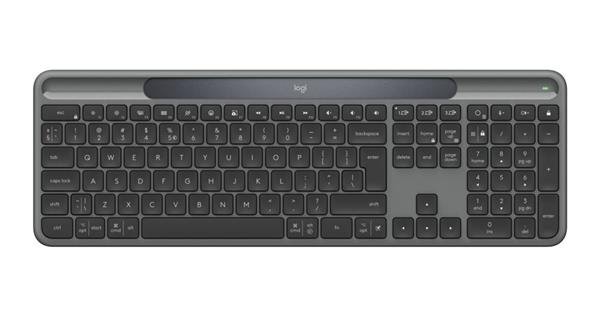 ROZBALENÉ - Logitech® Slim Solar+ GRAPHITE - US INT'L 920-013764