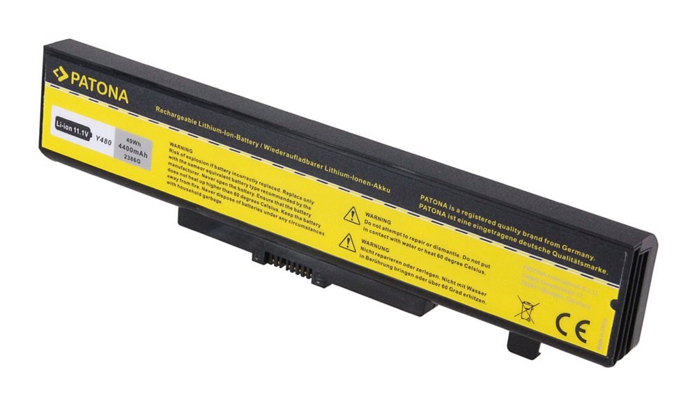 ROZBALENÉ - PATONA baterie pro ntb LENOVO G580 4400mAh Li-Ion 11,1V BATPAT0107V