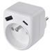 Rozbočovacia zásuvka 1×, 1×USB-A+1×USB-C, biela 8592920144817