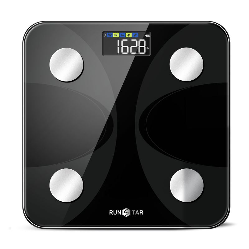 RunStar 4E Body Scale, Diagnostická osobní chytrá váha, černá (FG2210BL) 850040753394
