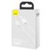 Rýchlonabíjací kábel Baseus Superior Series USB/Lightning 2.4A 1m biela CALYS-A02