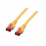 S/FTP (PiMF) Patchkábel LSOH 15m, cat.6, žltý, Cu K5511.15
