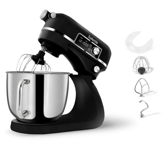 Salente DigiChef2, kuchyňský robot, mísa 6 litrů, celokovový, digitální displej, černý
