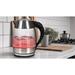 Salente StripeGlass, rychlovarná konvice 1,8 l, nerez/skleněná, červené podsvícení STRIPEGLASS-RD