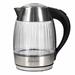 Salente StripeGlass, rychlovarná konvice 1,8 l, nerez/skleněná, modré podsvícení STRIPEGLASS-BL