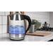 Salente StripeGlass, rychlovarná konvice 1,8 l, nerez/skleněná, modré podsvícení STRIPEGLASS-BL