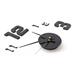 Samolepiace hodiny G21 Metallic Style HM9-WSC-10BW006