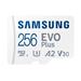 Samsung EVO Plus/micro SDXC/256GB/UHS-I U3 / Class 10/+ Adaptér/Bílá MB-MC256SA/EU