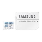 Samsung EVO Plus/micro SDXC/256GB/UHS-I U3 / Class 10/+ Adaptér/Bílá MB-MC256SA/EU