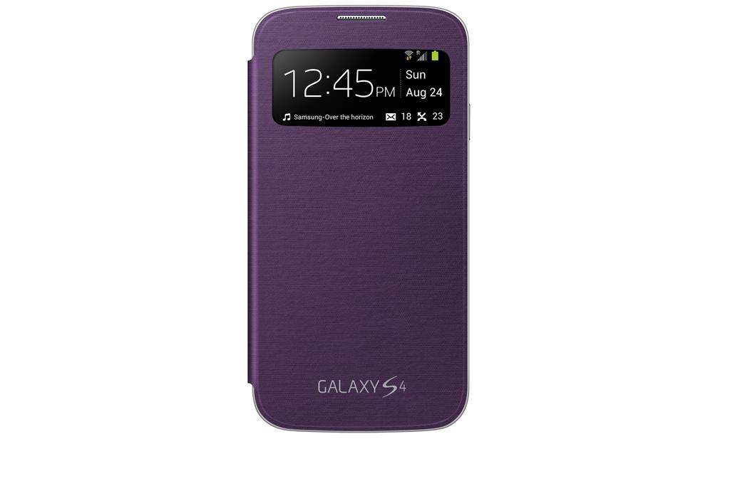 Samsung flip pouzdro S-view pro S4, Purple EF-CI950BVEGWW