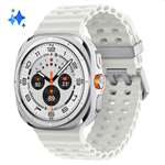 Samsung Galaxy Watch Ultra/47mm/Titanium White/Sport Band/White SM-L705FZWAEUE