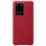 Samsung Kožený kryt pro S20 Ultra Red EF-VG988LREGEU