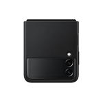 Samsung Kožený zadní kryt Z Flip3 Black EF-VF711LBEGWW