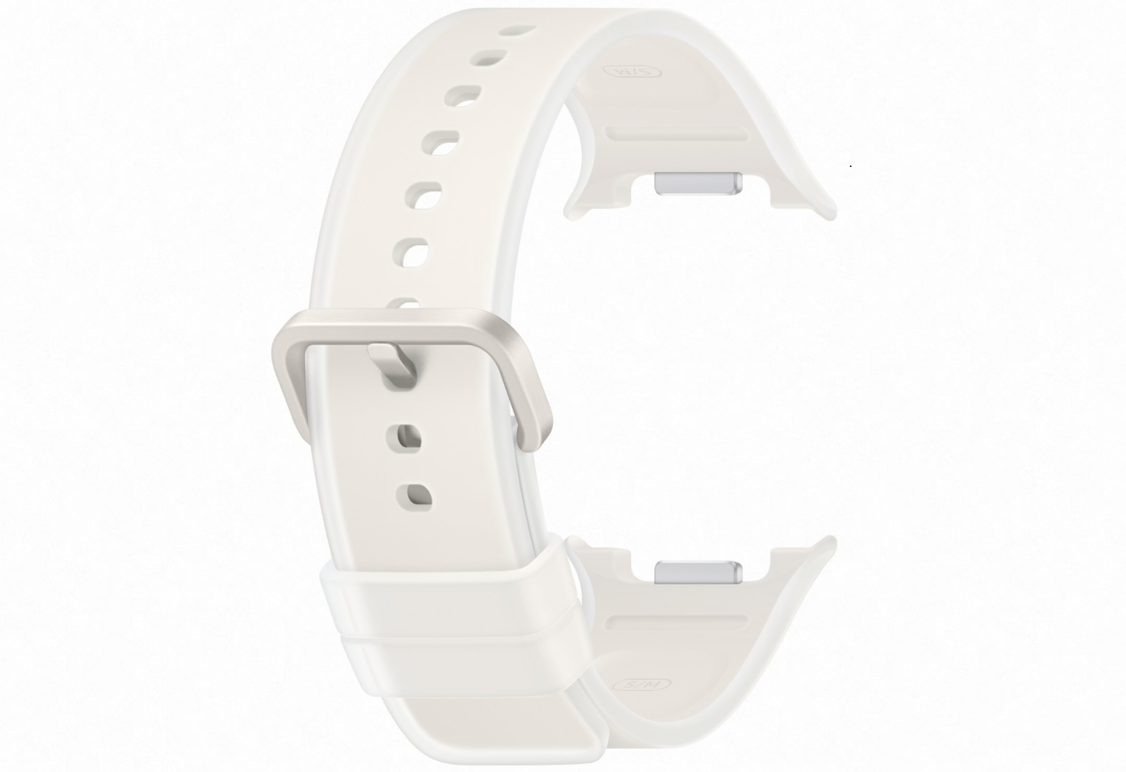 Samsung Lehký silikonový řemínek (velikost S/M) Watch9 Cream ET-SXL34SUEGEU