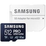 Samsung micro SDXC 512GB PRO Ultimate + SD adaptér MB-MY512SA/WW