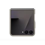 Samsung Ochranný kryt z veganské kůže Flip7 Taupe EF-VF766PJEGWW