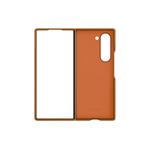 Samsung Ochranný kryt z veganské kůže pro Fold 6 Brown EF-VF956PAEGWW