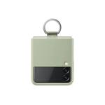 Samsung Silikonový kryt s držákem Z Flip3 Green EF-PF711TMEGWW