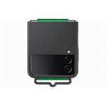Samsung Silikonový kryt s poutkem Z Flip4 Black EF-GF721TBEGWW