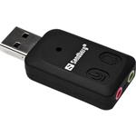 Sandberg externá zvuková karta, USB > Sound Link, čierna 133-33