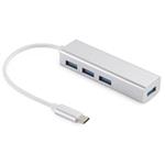 Sandberg HUB, USB-C -> 4x USB 3.0, stříbrná 336-20