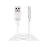 Sandberg propojovací kabel USB-A(M) -> micro USB-B(M) 2.0, délka 2 m, bílá 302-78