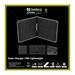 Sandberg Solar Charger 15W Lightweight, skládací solární nabíječka, černá 421-42