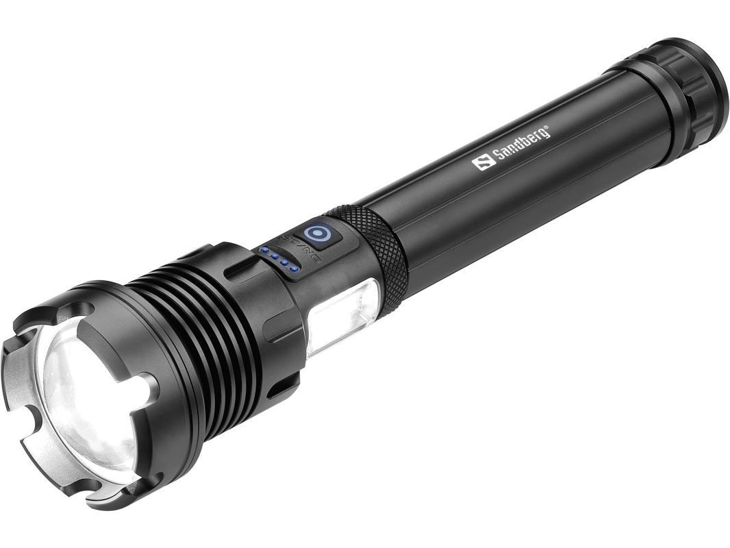 Sandberg Survivor 7in1 Torch Powerbank 10000, černá 5705730421099