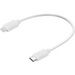 Sandberg USB-C do Lightning kabel, MFI, SYNC + CHARGE, 20 cm, bílý 5705730136719