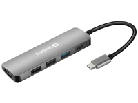 Sandberg USB-C Dock HDMI+3xUSB+PD 100W 136-32