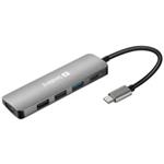 Sandberg USB-C Dock HDMI+3xUSB+PD 100W 136-32