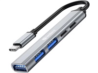 Sandberg USB-C to 3xUSB-A+2xUSB-C SAVER 336-50