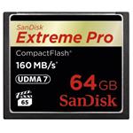 SanDisk CF 64 GB Extreme Pro (160MB/s, VPG65, UDMA7) 123844