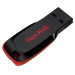 SanDisk Cruzer Blade - Jednotka USB flash - 64 GB - USB 2.0 - černá, červená SDCZ50-064G-B35