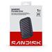 SanDisk externí SSD 1TB Extreme Portable, USB-C 3.2, (R: 600MB/s) SDSSDE10-1T00-G25