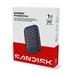 SanDisk externí SSD 1TB Extreme Portable, USB-C 3.2, (R: 600MB/s) SDSSDE10-1T00-G25