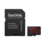 SanDisk Extreme Plus micro SDXC 128 GB 100 MB/s A1 Class 10 UHS-I V30, adapter SDSQXBG-128G-GN6MA