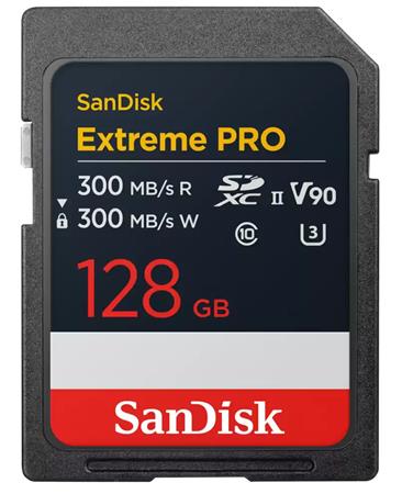 SanDisk Extreme PRO, 128GB SD UHS-II (V90) SDSDXDM-128G-GN4IN