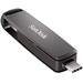 SanDisk Extreme PRO Dual Drive 256GB / USB Type-C + USB Type-A / USB 3.2 Gen 1 / kov / černá SDDDE1-256G-G46