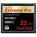 SanDisk Extreme Pro - Paměťová karta flash - 32 GB - 1000x/1067x - CompactFlash SDCFXPS-032G-X46