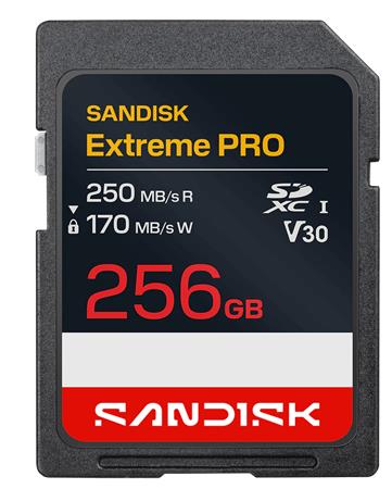 SanDisk Extreme Pro SD UHS-I 256GB SD 250MB/s(R) / 170MB/s(W) SDSDXXJ-256G-GSCIN
