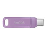 SanDisk Flash Disk 256GB Ultra Dual Drive Go, USB-C 3.2, Fialová SDDDC3-256G-G46L