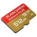 SanDisk MicroSDHC karta 512GB Extreme PLUS (R250/W1700MB/s, UHS-I V30, Rescue Pro Deluxe) + adaptér SDSQXBJ-512G-GU6MA